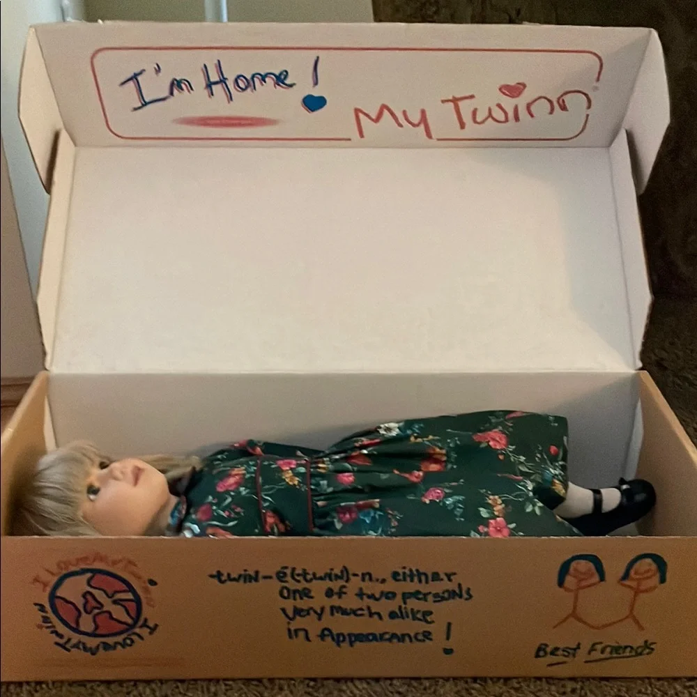 Vintage 1995 My Twinn Doll Blonde Blue Eyes - Picture 5 of 5